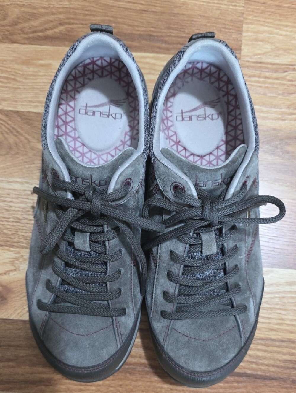 Dansko Paisley Gray Women's Casual Gray Lace-Up Walking Shoes Sz 38 - Picture 3 of 8